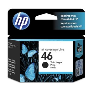 Cartucho De Tinta Hp 46 Negro Original (Cz637Al)