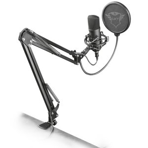 Microfono Trust Gxt 252 + Emita Streaming con Brazo Ajustable