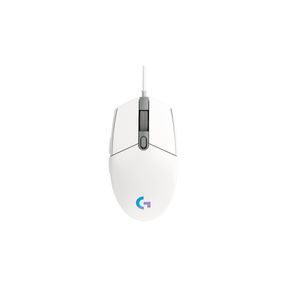 Mouse Gaming Logitech G203 Blanco /Cable/RGB/ 910-005791