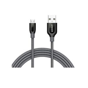 Cable Anker Premium de Nailon Trenzado doble Gris Powerline + Micro USB de 90Cm A8142HA1