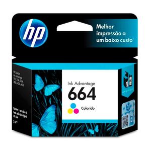 Cartucho De Tinta Hp 664 Color Original (F6V28Al)