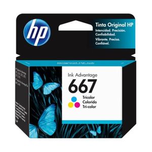 Cartucho de tinta HP 667 Color Original (3YM78AL)
