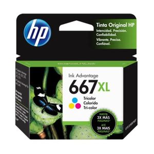 Cartucho de tinta HP 667XL Color Original (3YM80AL)