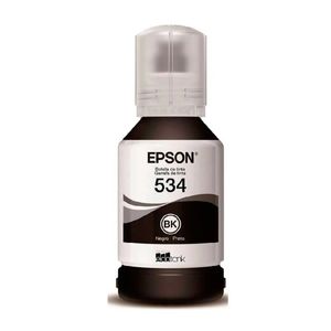 Botella de Tinta Epson T534 Negra Pigmentada T534120-AL (M1120-M2170-M3170) 120 Ml