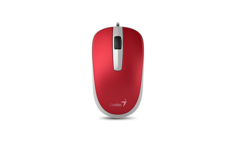 Mouse-Genius-DX-120-USB--Alambrico-Rojo