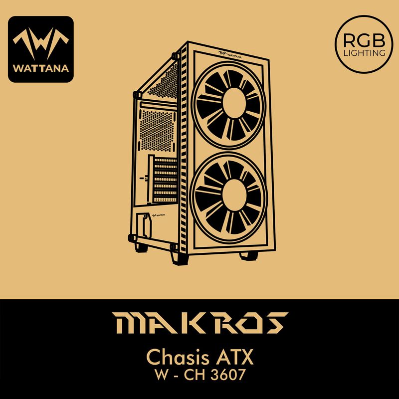 Chasis-Gamer-Wattana-Makros-con-Fuente-Thermaltake-Smart-600W