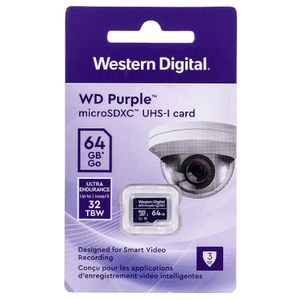 Memoria Western Digital Micro SD Purple 64 GB