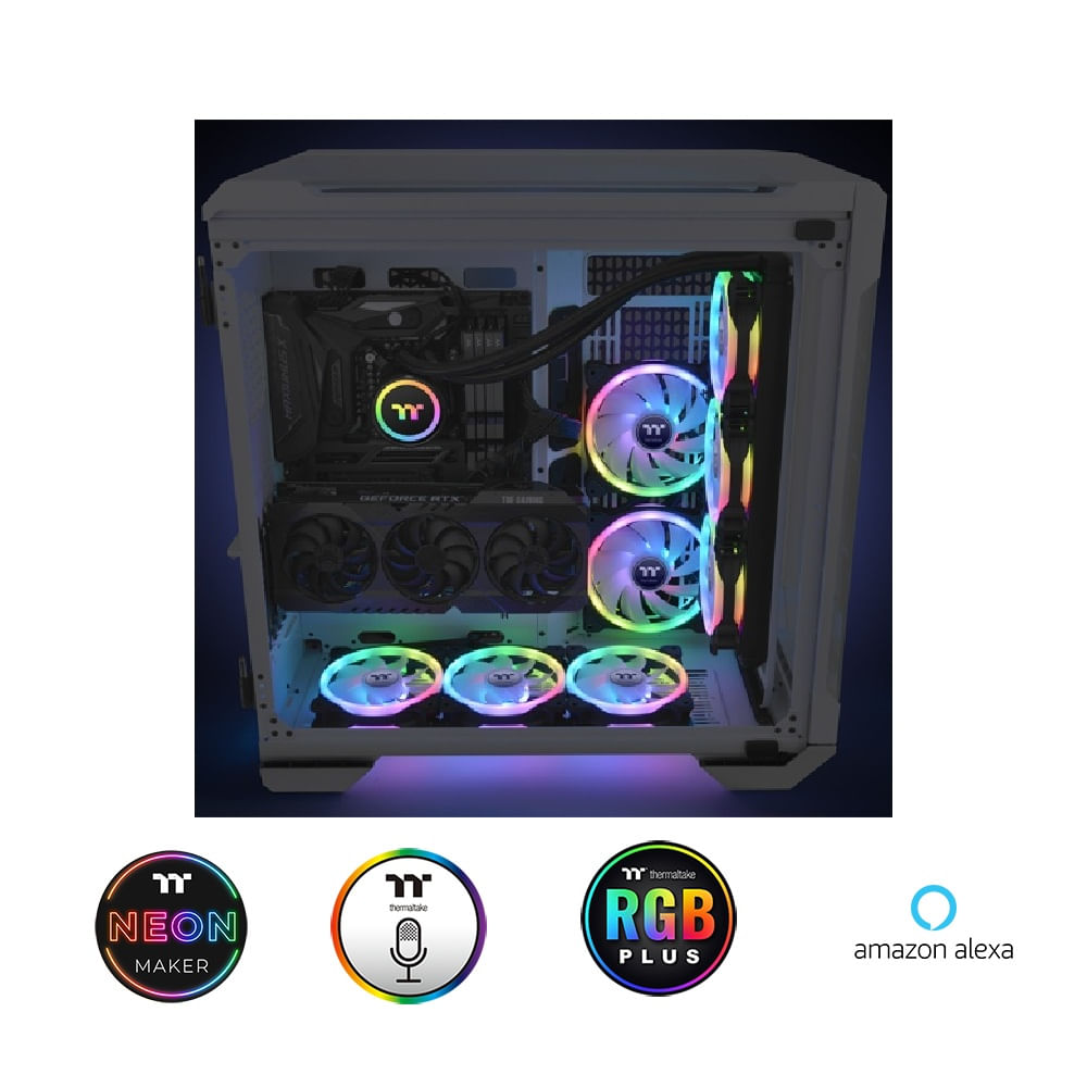 Ventilador-Thermaltake-SWAFAN-12-RGB-para-radiador-de-alta-presion-estatica--Paquete-de-3-ventiladores--4