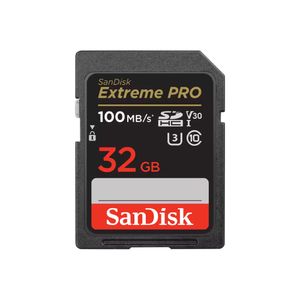 Tarjeta Sandisk SD Extreme PRO 32GB SDHC y SDXC UHS-I 100 MB/s