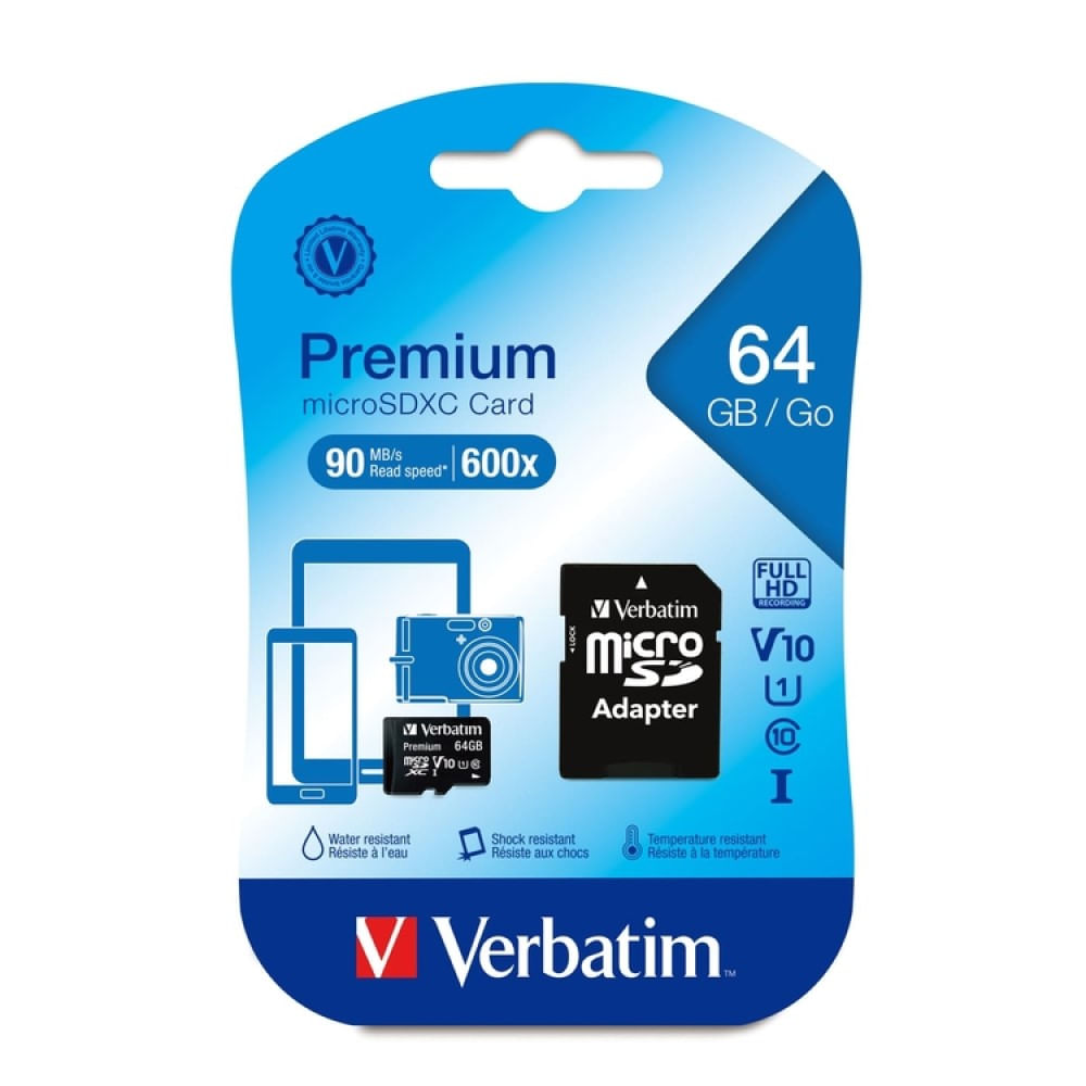 Memoria-Micro-SD-Verbatim-64G-SDHC-C10-3