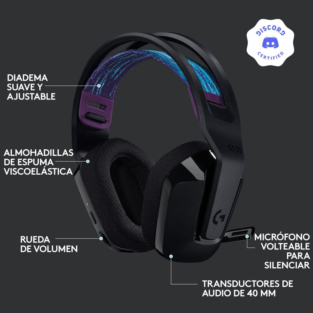 Audifonos-Diadema-Gaming-Logitech-G535-PlayStation-Negro-Inalambrica-6