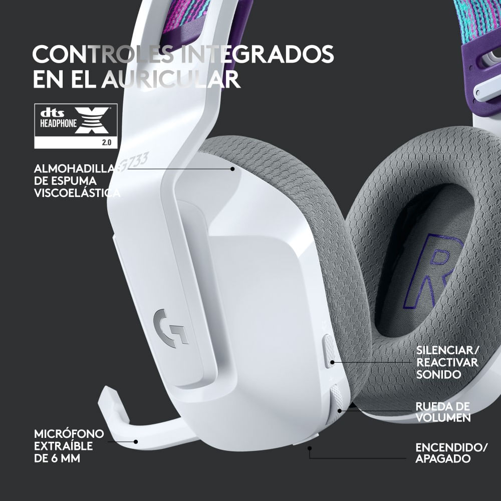 Audifonos logitech fashion g 733