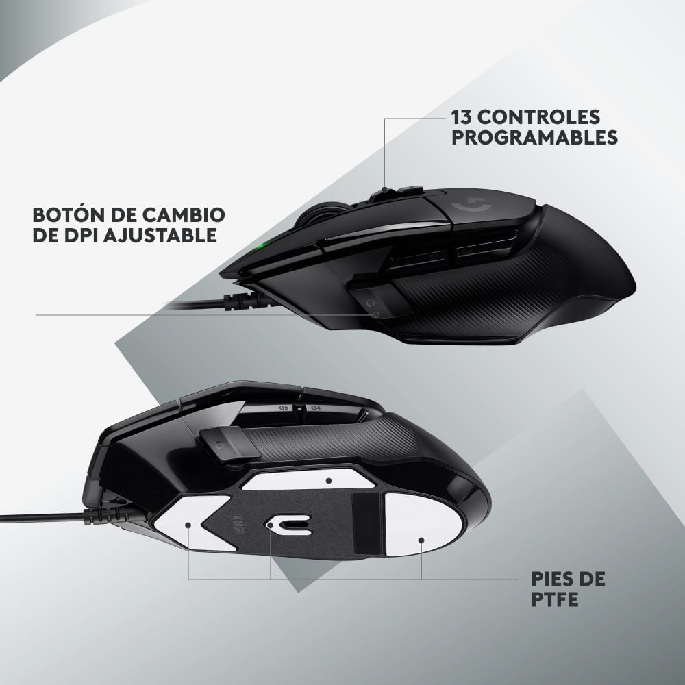 Mouse-Logitech-Gaming-G502-X-Alambrico-Negro-5