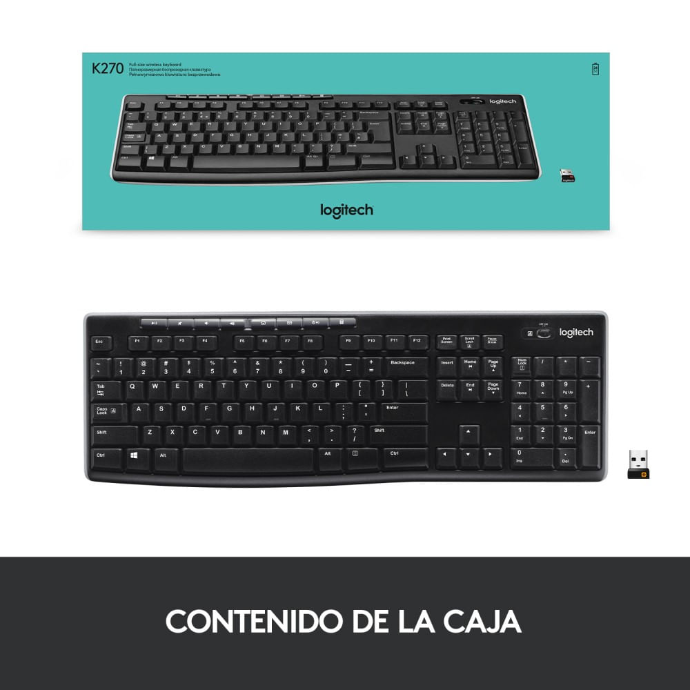 Teclado-Logitech-K270-Inalambrico-5